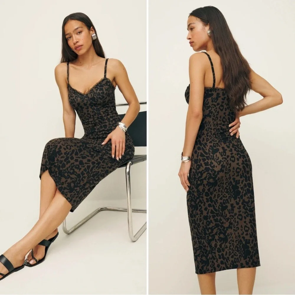 cesca knit dress Reformation Cesca Knit Midi Dress